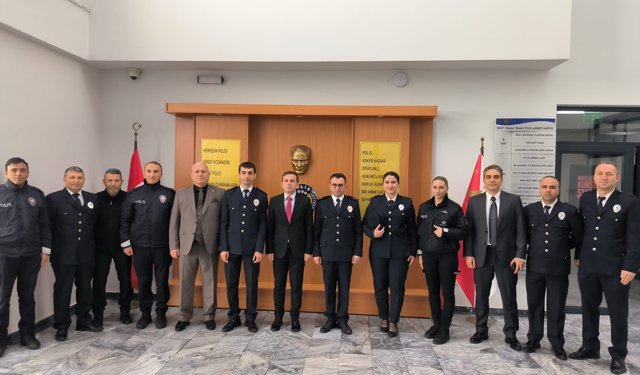 POLİS HAFTASI KAPSAMINDA EMNİYET TEŞKİLATI ZİYARET EDİLDİ
