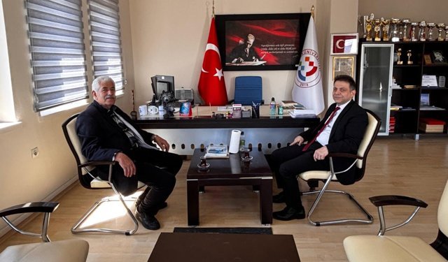 GAZETEMİZ TEMSİLCİSİ SARAÇ’TAN KAROĞLU’NA ZİYARET