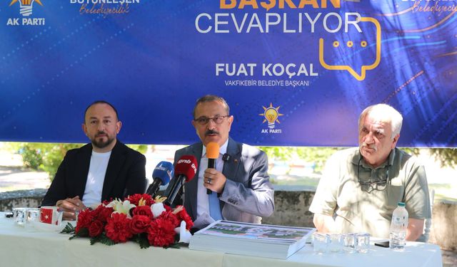 VATANDAŞ SORDU, BAŞKAN KOÇAL CEVAPLADI