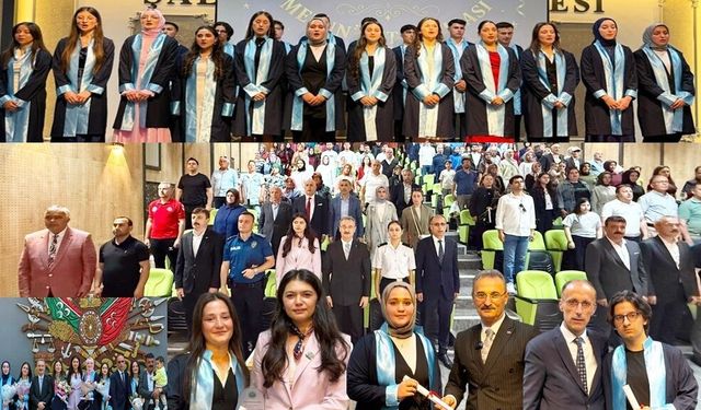 ŞALPAZARI ANADOLU LİSESİ 10. MEZUN 21 ÖĞRENCİLERİ KEP FIRLATTILAR