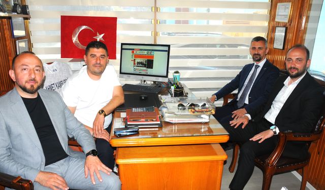 AK PARTİ İLÇE BAŞKANLARINDAN BÜYÜKLİMAN POSTASI’NA ANLAMLI ZİYARET