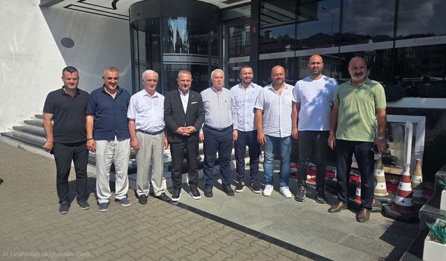 ÖNCEKİ DÖNEM TRABZON VALİSİ AZİZ YILDIRIM VAKFIKEBİR’DE AĞIRLANDI