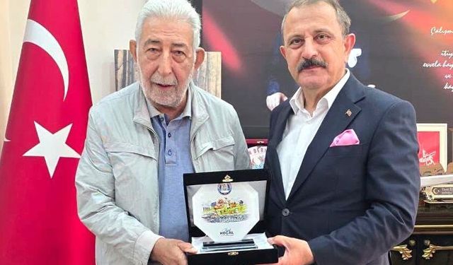 ESKİ DİYANET İŞLERİ BAŞKANI YILMAZ’DAN BAŞKAN KOÇAL’A ZİYARET