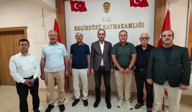 KAYMAKAM SARIDOĞAN’A HAYIRLI OLSUN ZİYARETİ
