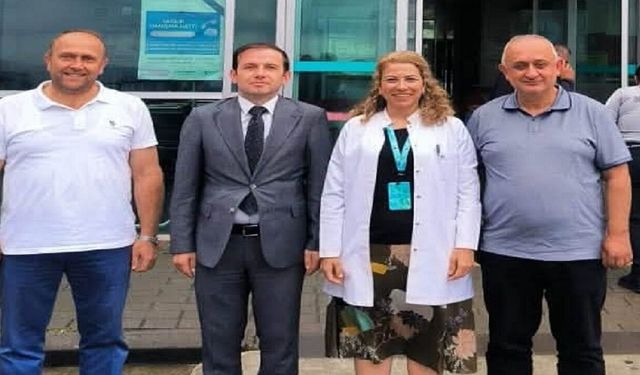 KAYMAKAM ULUSOY’DAN DEVLET HASTANESİNE ZİYARET