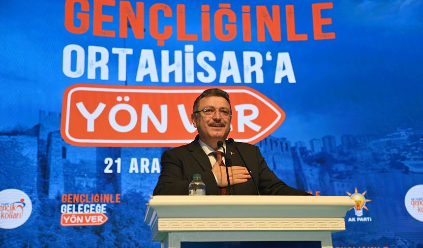 BAŞKAN GENÇ: "CUMHURBAŞKANIMIZIN VİZYONU GENÇLİĞİN OMUZLARINDA YÜKSELECEK"