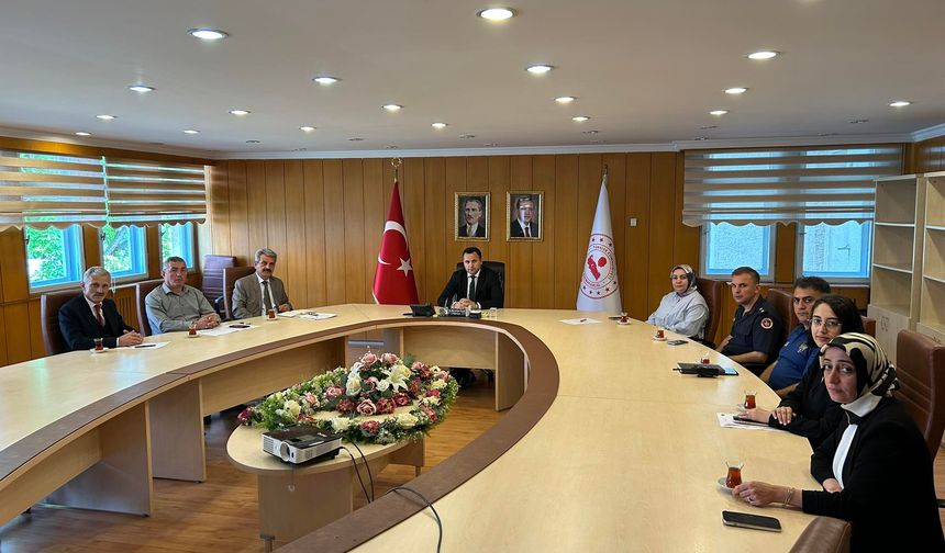 ÇOCUK KORUMA İLÇE KOORDİNASYON KURULU TOPLANTISI YAPILDI