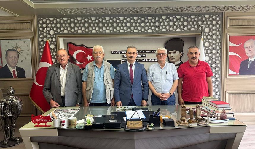 BAŞKAN KURUKIZ, BÜYÜKLİMAN POSTASI GAZETESİNİ MİSAFİR ETTİ