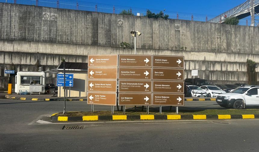 BÜYÜKŞEHİR’DEN TURİSTLERE YÖN GÖSTERECEK HİZMET