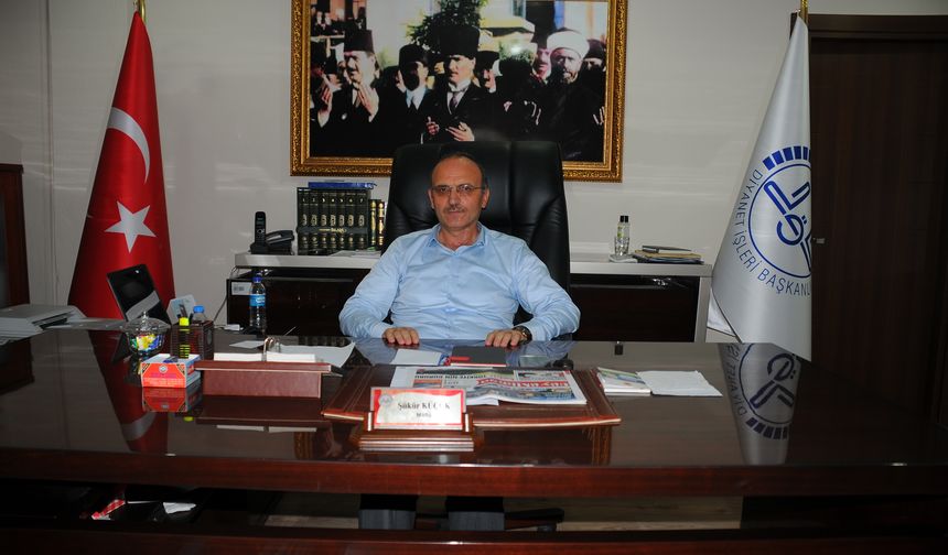 MÜFTÜ ŞÜKÜR KÜÇÜK HAC GÖREVİNİ TAMAMLAYARAK İLÇEMİZE DÖNDÜ