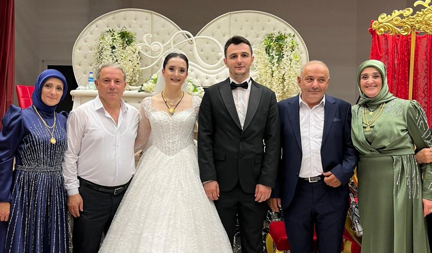 ELİF İLE ÖMER BİR ÖMÜR BERABERLİĞE EVET DEDİLER