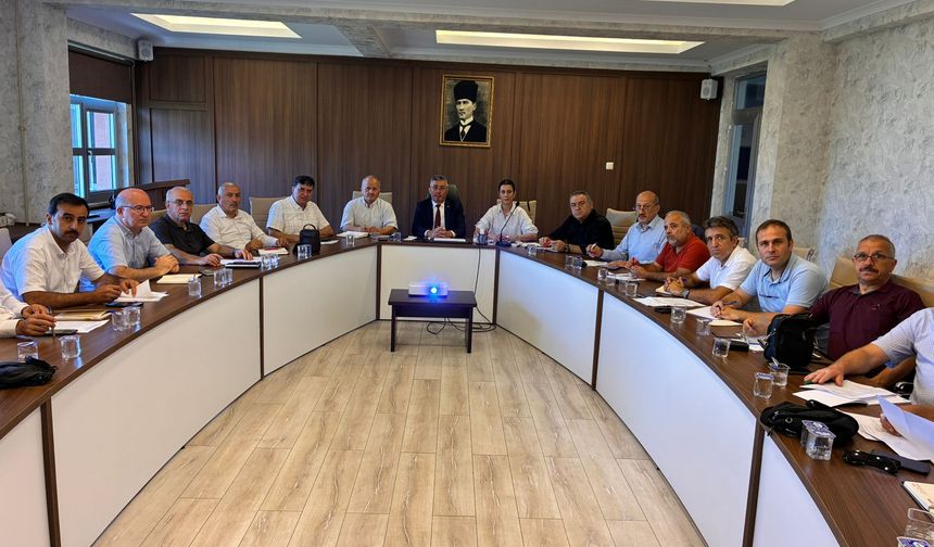 MÜDÜRLER KURULU TOPLANTISI YAPILDI