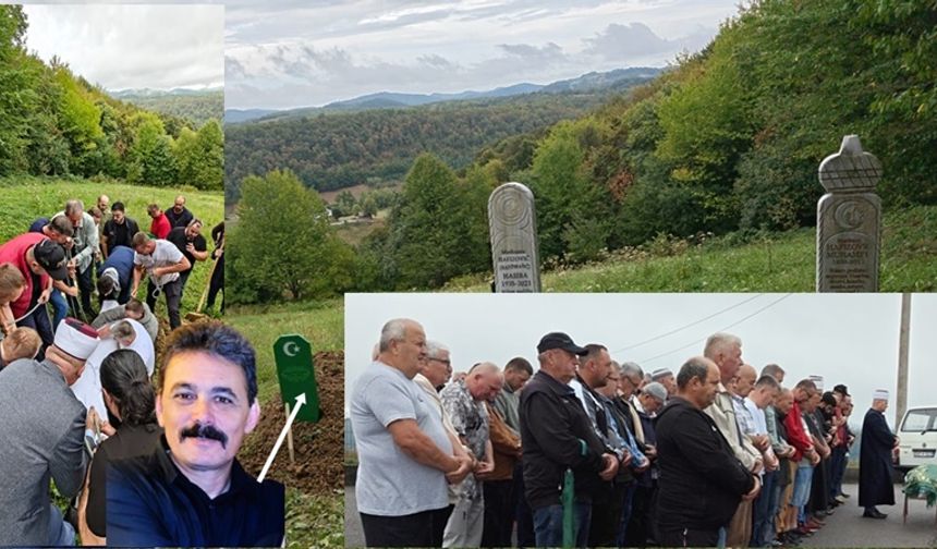 Ağasarlı Gurbetçi 2387 KM Uzakta Eşinin Memleketinde Ebediyete Uğurlandı
