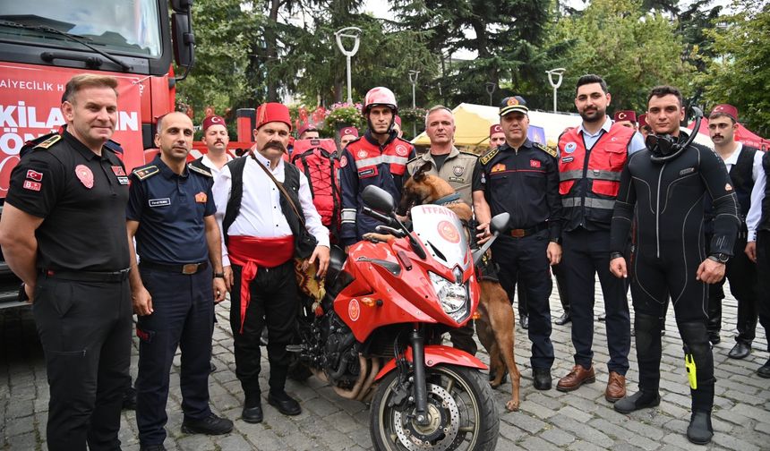 TRABZON'DA MOTORLU İTFAİYE TİMİ KURULDU