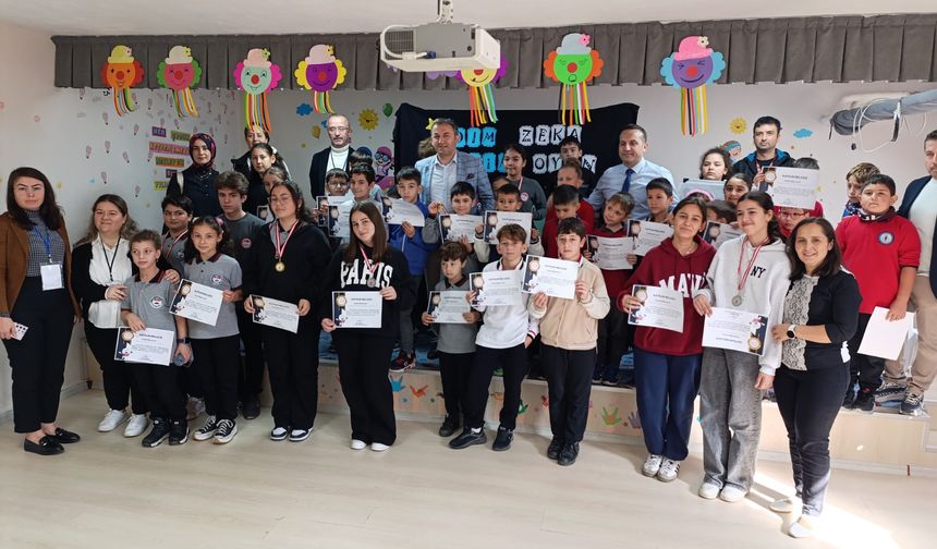 "ADIM ZEKA, İŞİM OYUN" ÖDÜLLERİ SAHİPLERİNİ BULDU