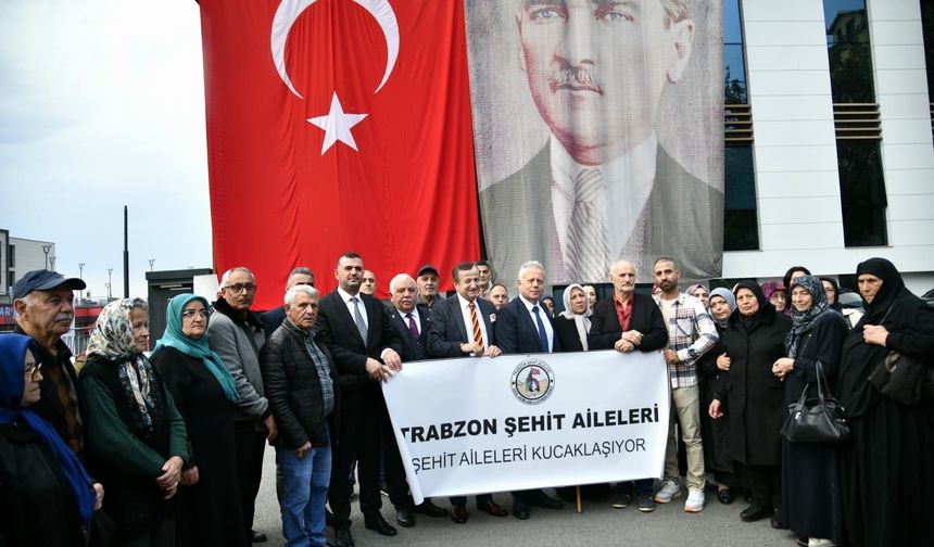 ORTAHİSAR BELEDİYESİ, TRABZONLU ŞEHİT AİLELERİNE ULAŞIM DESTEĞİ SAĞLADI