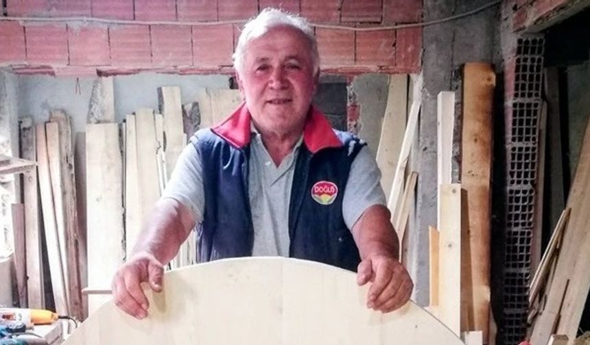 MARANGOZ USTASI GEYİKLİ’DE AHŞABA HAYAT VERİYOR