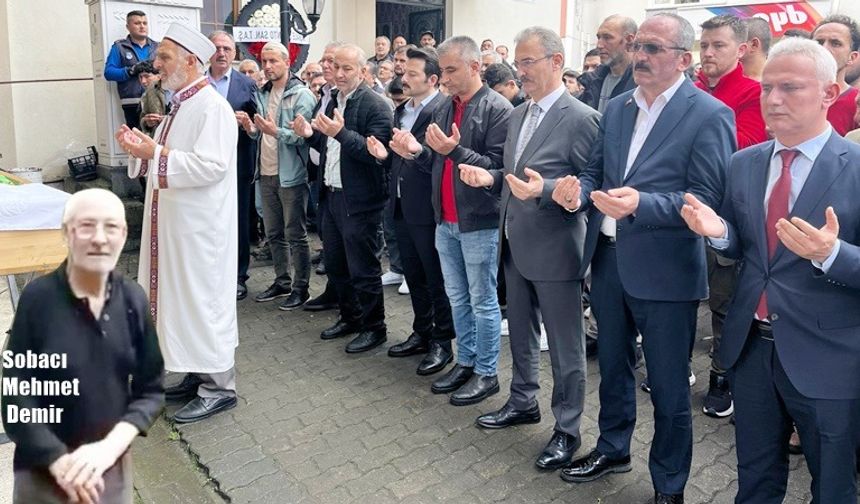 SOBACI MEHMET DEMİR DEREKÖY’DE EBEDİYETE UĞURLANDI