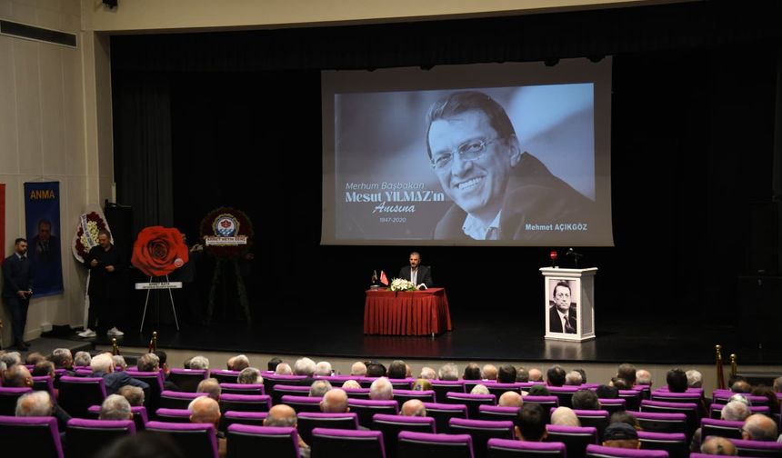 BAŞKAN GENÇ: “MESUT YILMAZ DEVLETİNE ADANMIŞ BİR LİDERDİ”