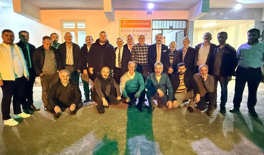 BAŞKAN KOÇAL, KIRANKÖY'DE VATANDAŞLARLA BULUŞTU