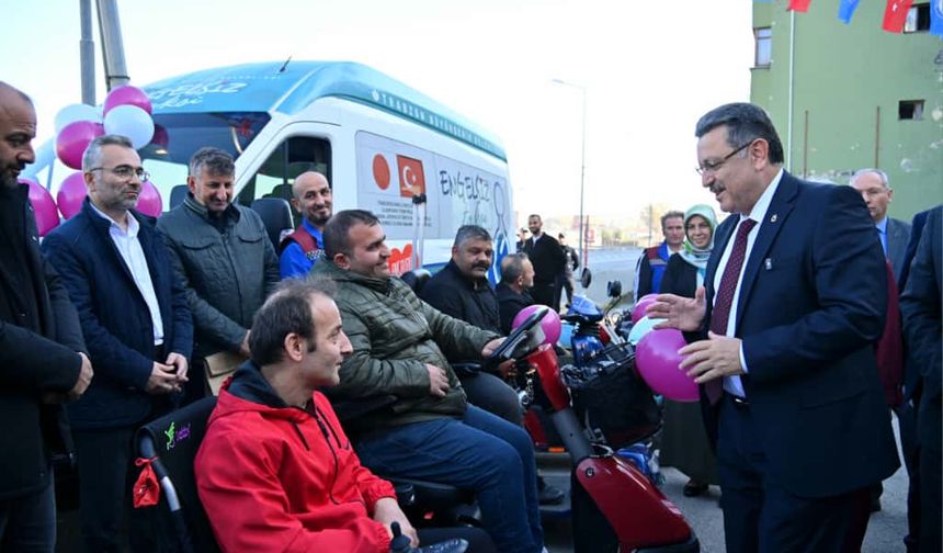 TRABZON'DA ENGELSİZ TAKSİ'NİN İKİNCİSİ HİZMETE BAŞLADI