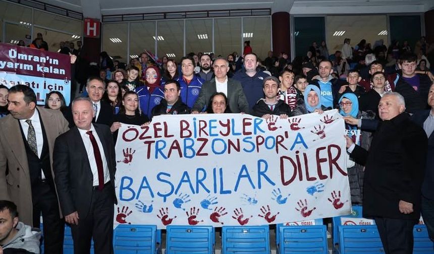ÖZEL KALPLER TRABZONSPOR İLE BULUŞTU: VAKFIKEBİR’DEN ANLAMLI GEZİ