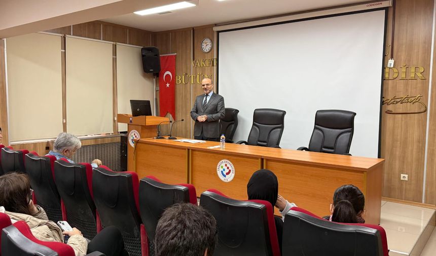 MÜFTÜ KÜÇÜK’TEN MYO ÖĞRENCİLERİNE “İSRAF VE TASARRUF” KONFERANSI
