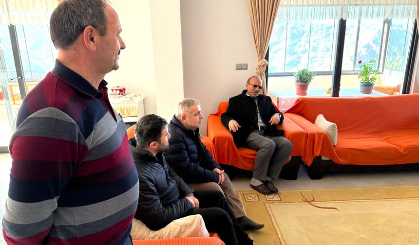 MÜFTÜ KÜÇÜK ERTÜRK AİLESİNİ ZİYARET ETTİ