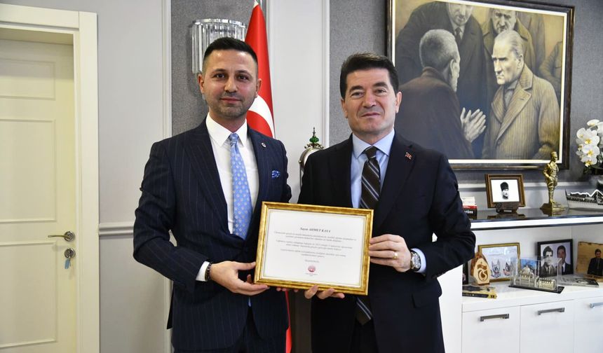 TEV’DEN BAŞKAN KAYA’YA EĞİTİME DESTEK TEŞEKKÜRÜ