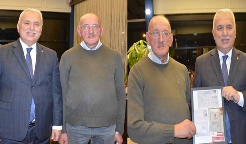 ÖZCAN’DAN YILDIRIM'A VEDA HATIRASI