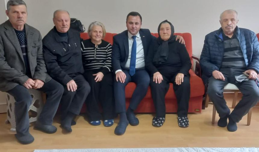 MERHUM EMEKLİ ALBAYIN AİLESİNE ANLAMLI ZİYARET