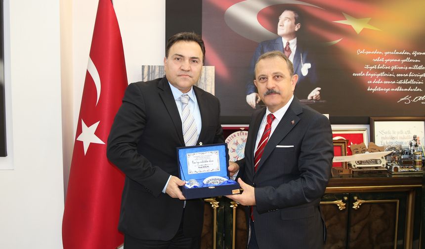 BAŞKAN KOÇAL’I ZİYARET ETTİ