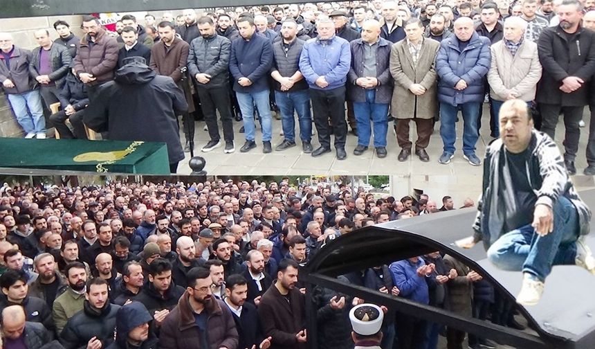 MAHŞERİ KALABALIK 3 EVLAT BABASINI EBEDİYETE UĞURLADI