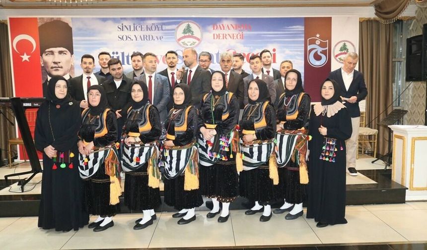 SİNLİCE DERNEĞİ’NDEN UNUTULMAZ KÜLTÜR GECESİ