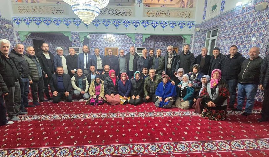 İSHAKLI MAHALLEMİZİ ZİYARET ETTİLER