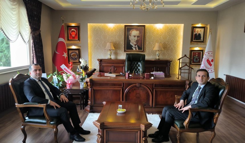 BAŞSAVCI AYTEMİZ’DEN KAYMAKAM ULUSOY’A ZİYARET