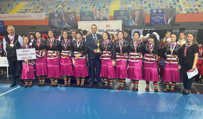 BEŞİKDÜZÜ FARABİ MTAL’DE HEDEF BÖLGE BİRİNCİLİĞİ