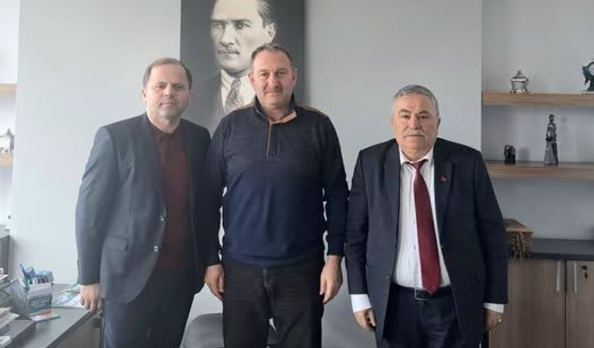 BAŞKAN ÇABUK DOĞALGAZ ÇALIŞMASI İÇİN AKSA BÖLGE MÜDÜRÜNÜ ZİYARET ETTİ