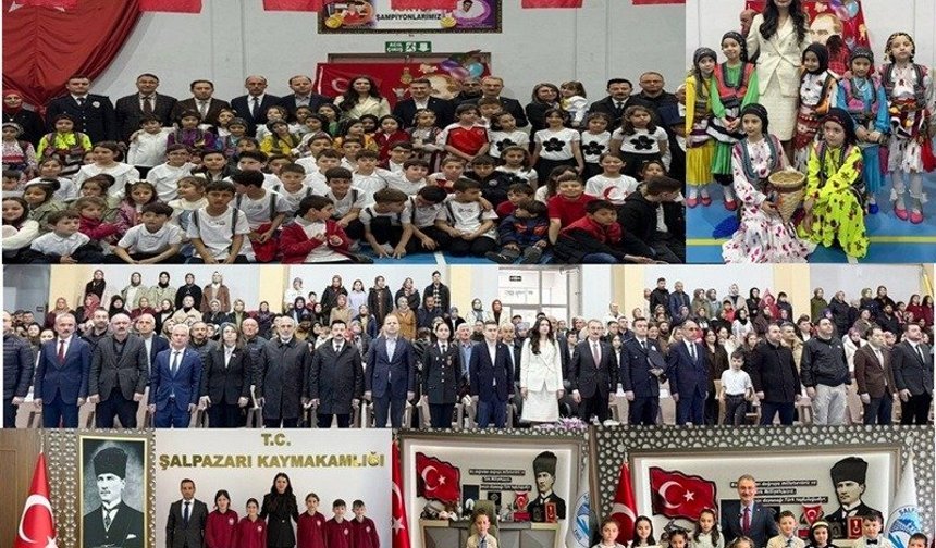 ŞALPAZARI’NDA 2026 YILI 23 NİSAN SEVİNCİ YAŞANDI