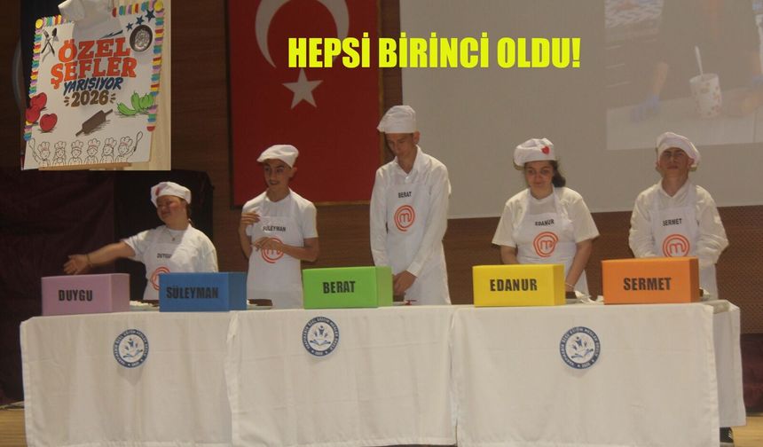 ÖZEL ÖĞRENCİLERDEN LEZZET YARIŞMASI