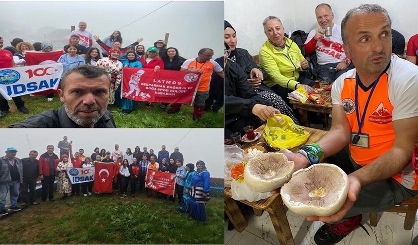 Doğa Severlerden UDSAK & LATMOS Sis Dağı'na Yürüdüler