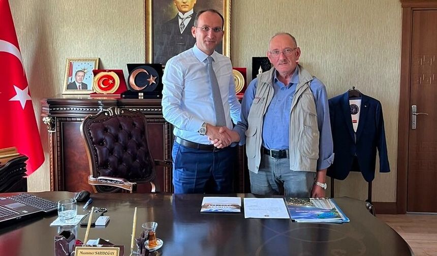 KAYMAKAM SARIDOĞAN’A HAYIRLI OLSUN ZİYARETİ