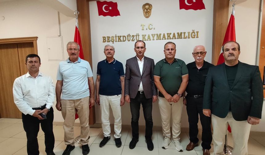 KAYMAKAM SARIDOĞAN’A HAYIRLI OLSUN ZİYARETİ