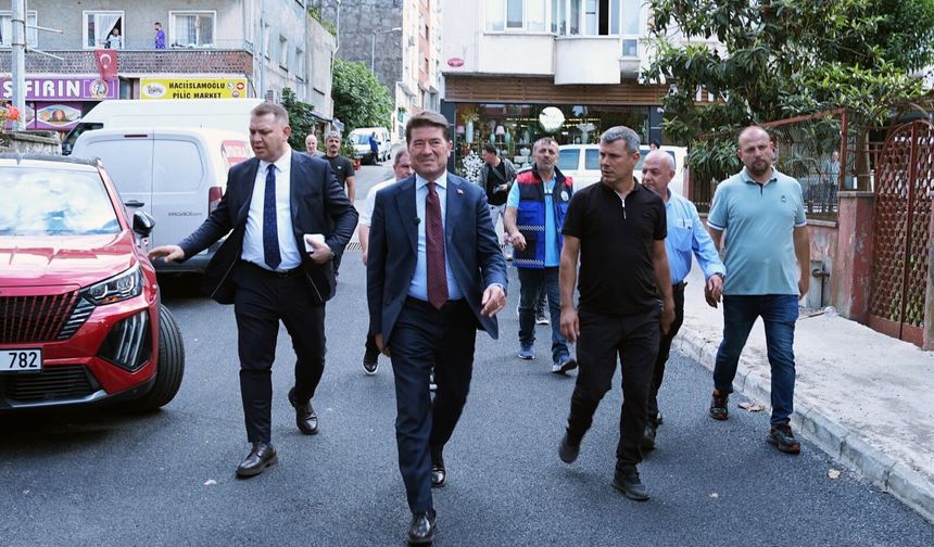 BAŞKAN KAYA, ASFALTLAMA ÇALIŞMALARINI YERİNDE İNCELEDİ