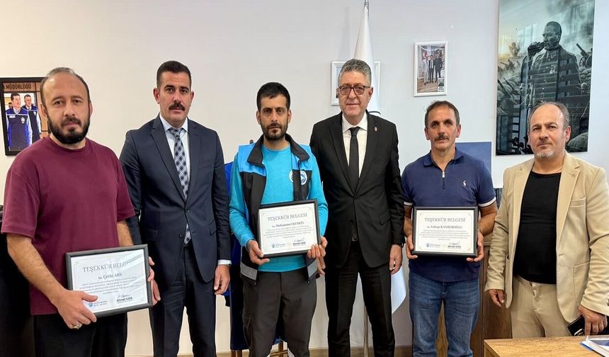 ORTAHİSAR BELEDİYESİ PERSONELİNDEN ÖRNEK DAVRANIŞ
